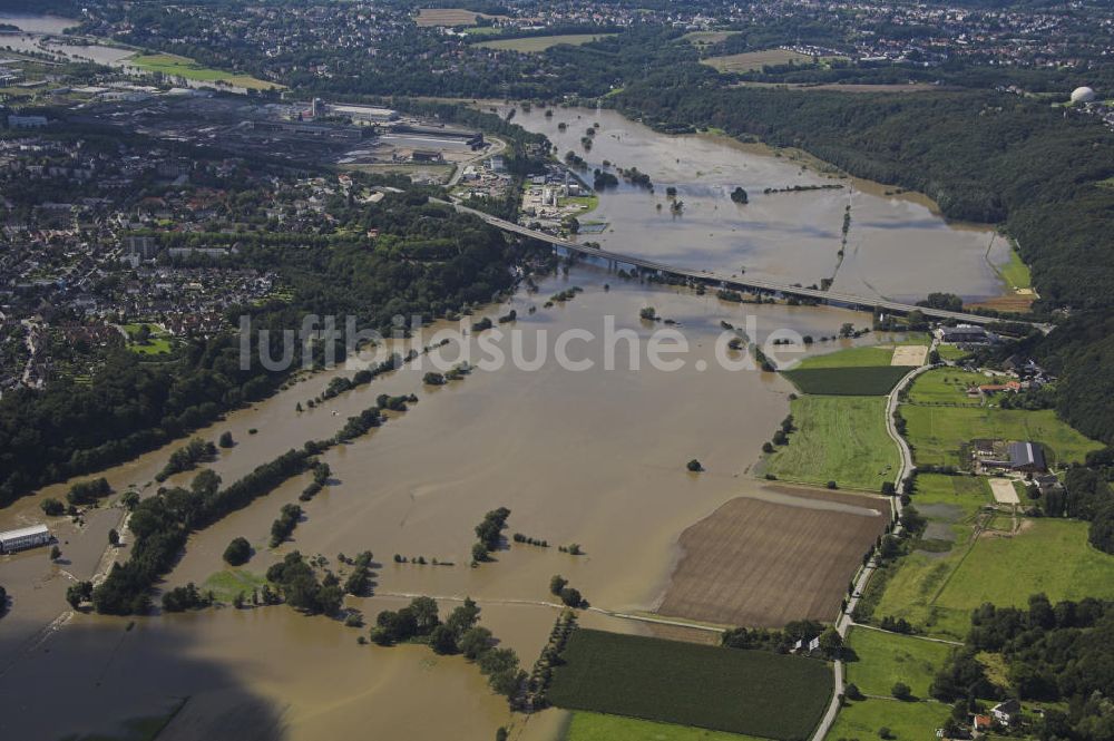 Bochum von oben - Kemnader Stausee Bochum