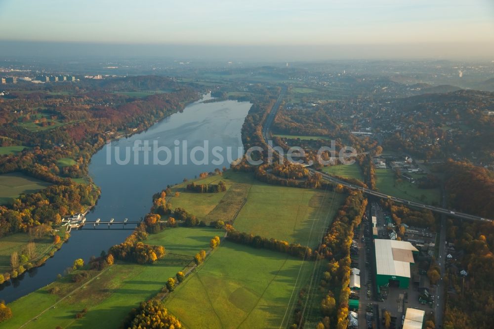 Herbede aus der Vogelperspektive: Kemnader Stausee in Herbede im Bundesland Nordrhein-Westfalen