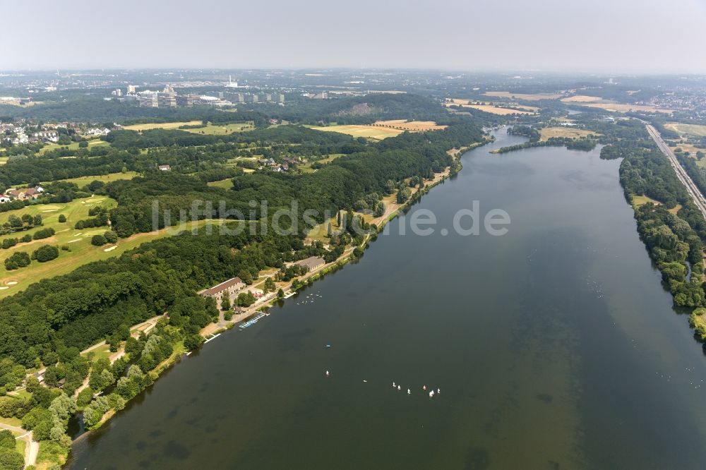 Luftaufnahme Bochum - Kemnader Stausee in der Nähe von Bochum in Nordrhein-Westfalen