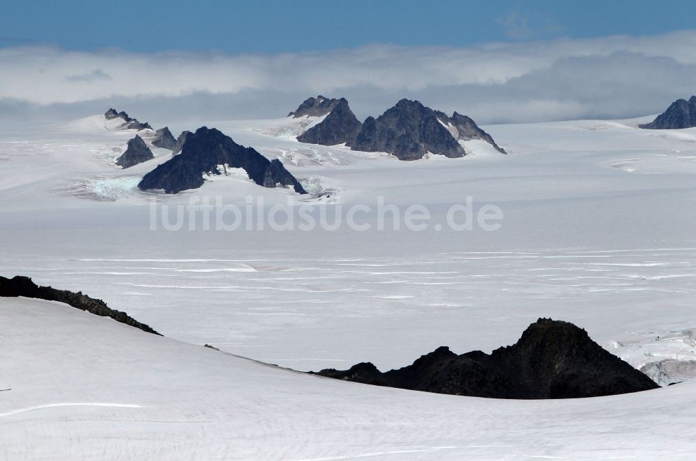 Luftaufnahme Kenai Fjords National Park - Kenai-Fjords-Nationalpark auf der Kenai-Halbinsel in Alaska in den Vereinigten Staaten von Amerika USA