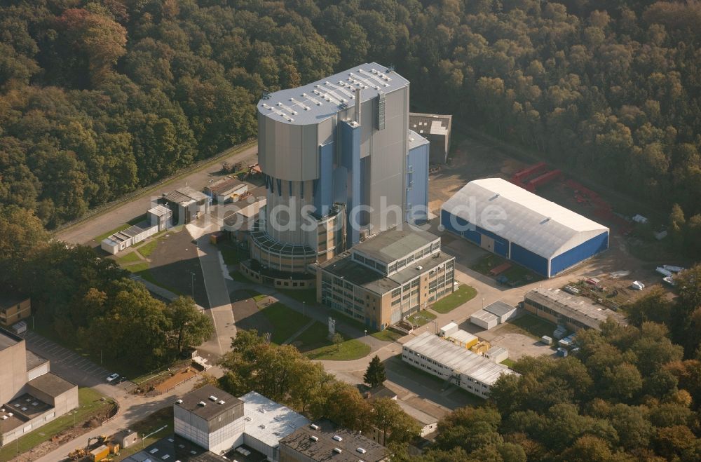 Jülich von oben - Kernforschungsanlage mit Versuchreaktor im Kernforschungszentrum Jülich im Bundesland Nordrhein-Westfalen