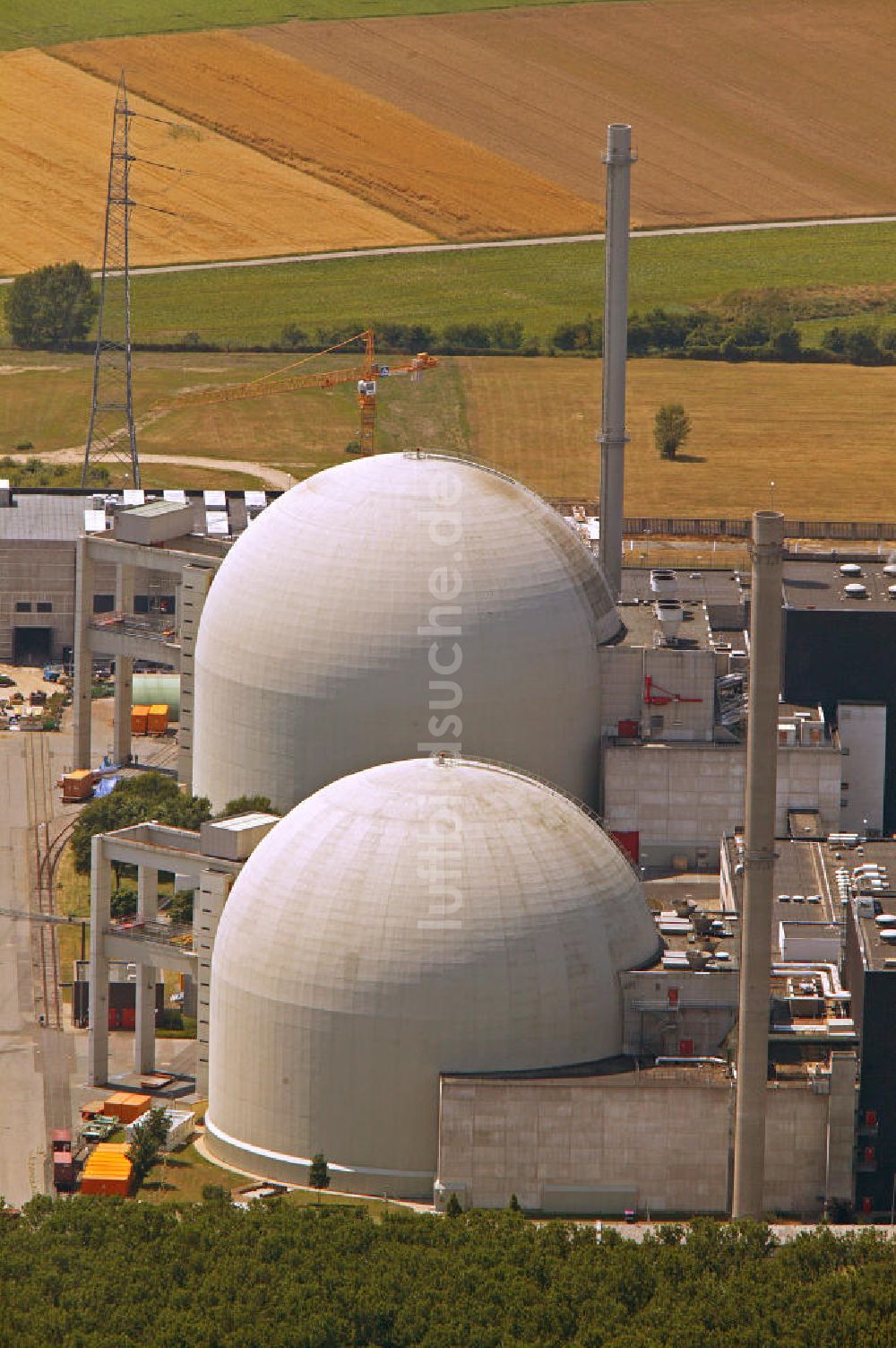 Luftaufnahme Biblis - Kernkraftwerk Biblis