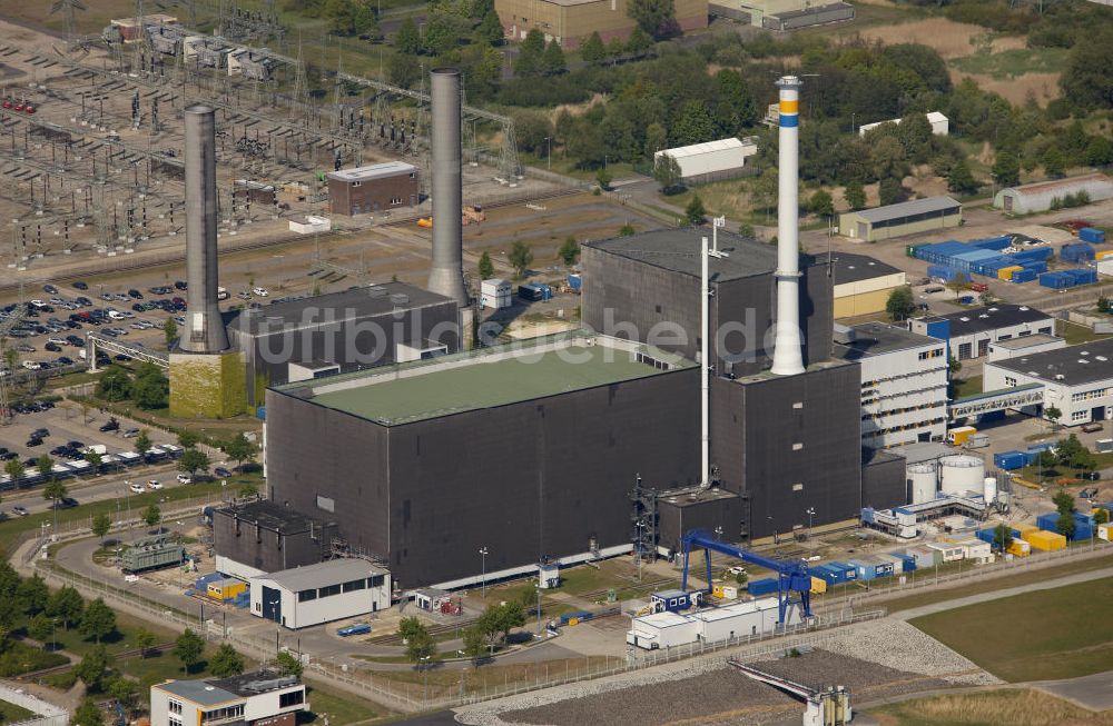 Brunsbüttel von oben - Kernkraftwerk in Brunsbüttel in Schleswig-Holstein