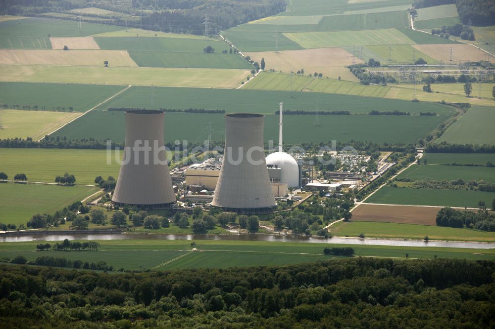 Luftbild Grohnde - Kernkraftwerk Grohnde / Niedersachsen