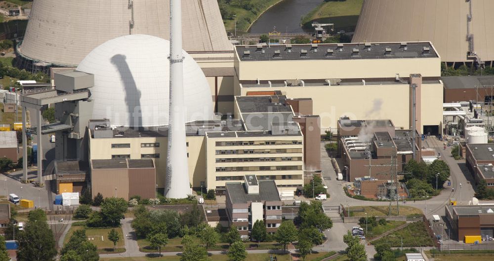 Luftbild Grohnde - Kernkraftwerk Grohnde / Niedersachsen