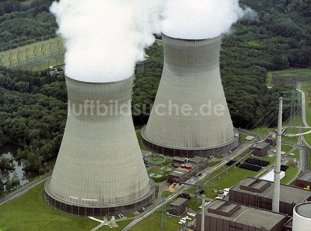 Luftaufnahme Grundremmingen - Kernkraftwerk Gundremmingen