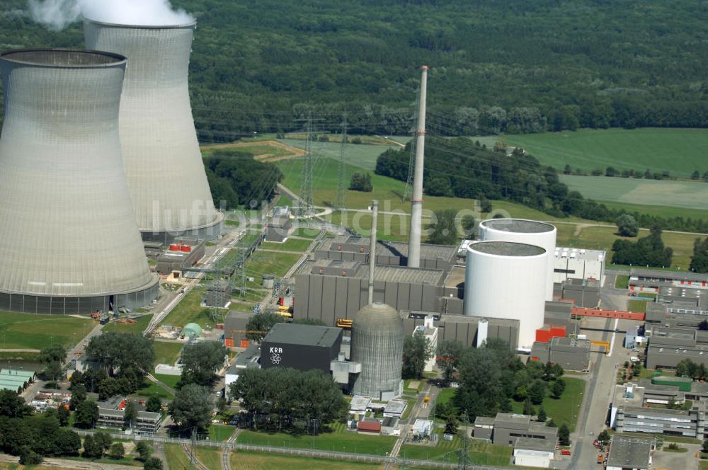 Luftbild Gundremmingen - Kernkraftwerk Gundremmingen in Bayern