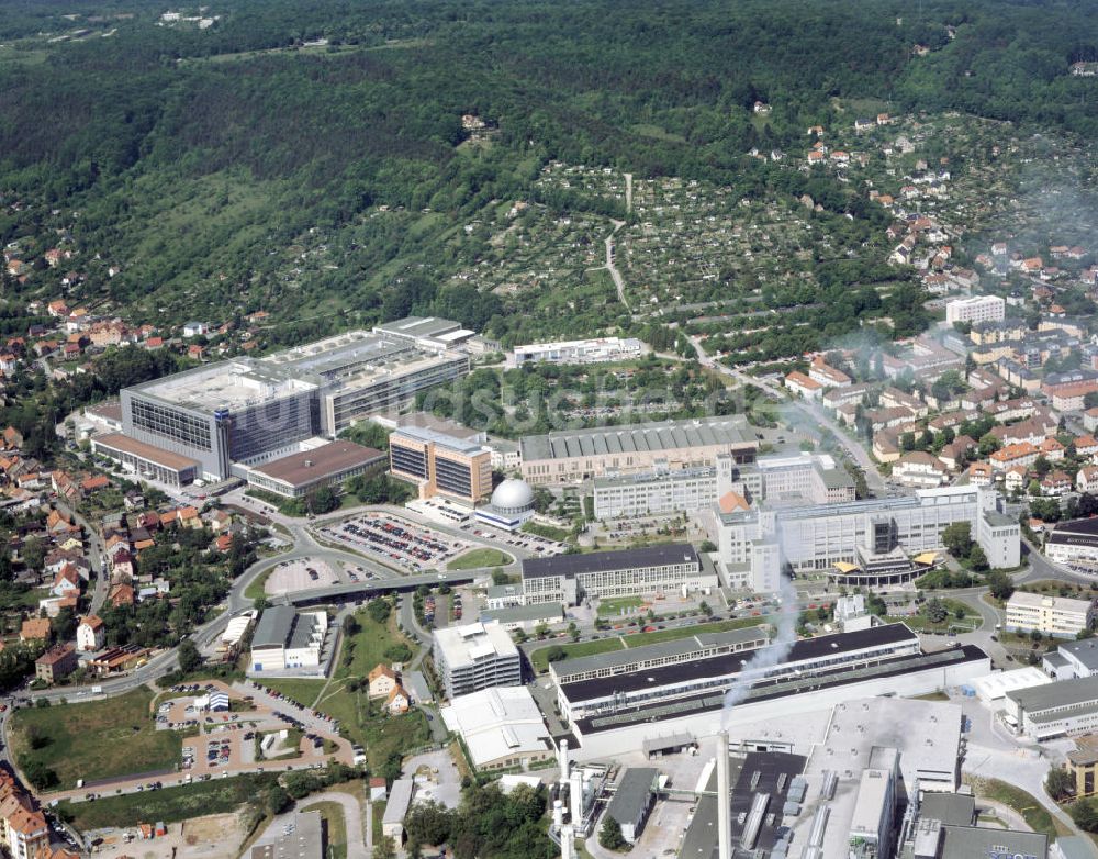 Luftaufnahme Jena - Kernstandort von ZEISS-JENA