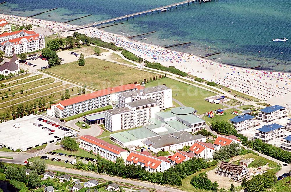 Luftaufnahme Kühlungsborn / Mecklenburg Vorpommern - Kühlungsborn in Mecklenburg Vorpommern Hotelneubaukomplex Morada Resort Kühlungsborn Hafenstr