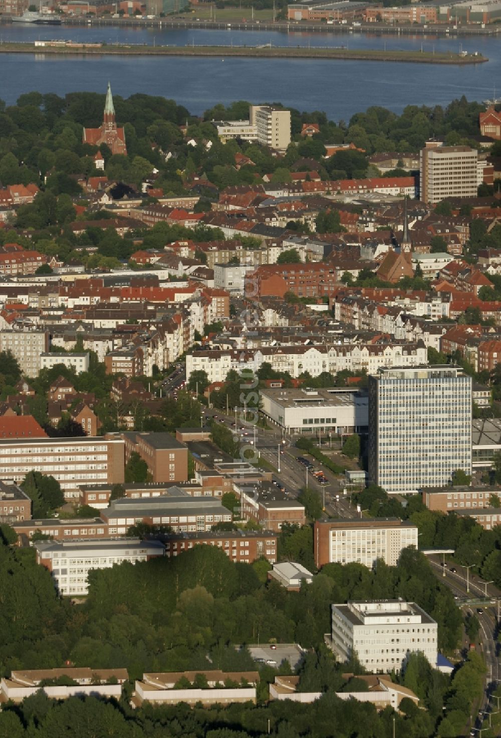 Kiel von oben - Kiel im Bundesland Schleswig-Holstein