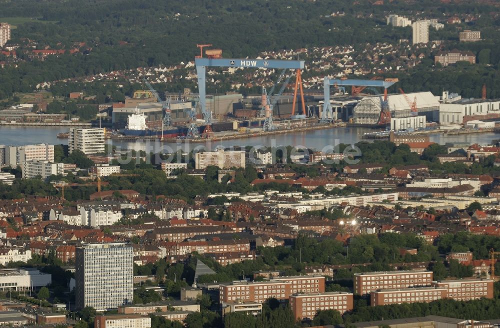 Luftaufnahme Kiel - Kiel im Bundesland Schleswig-Holstein