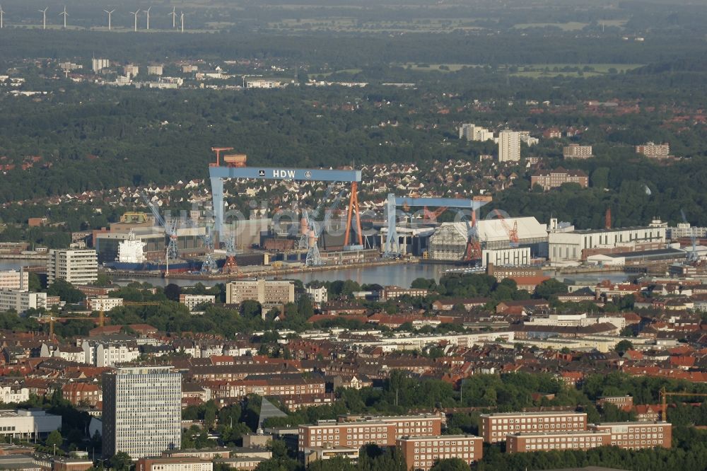 Kiel von oben - Kiel im Bundesland Schleswig-Holstein