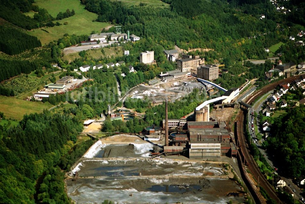 Luftbild Lennestadt - Kies- Tagebau in Lennestadt im Bundesland Nordrhein-Westfalen