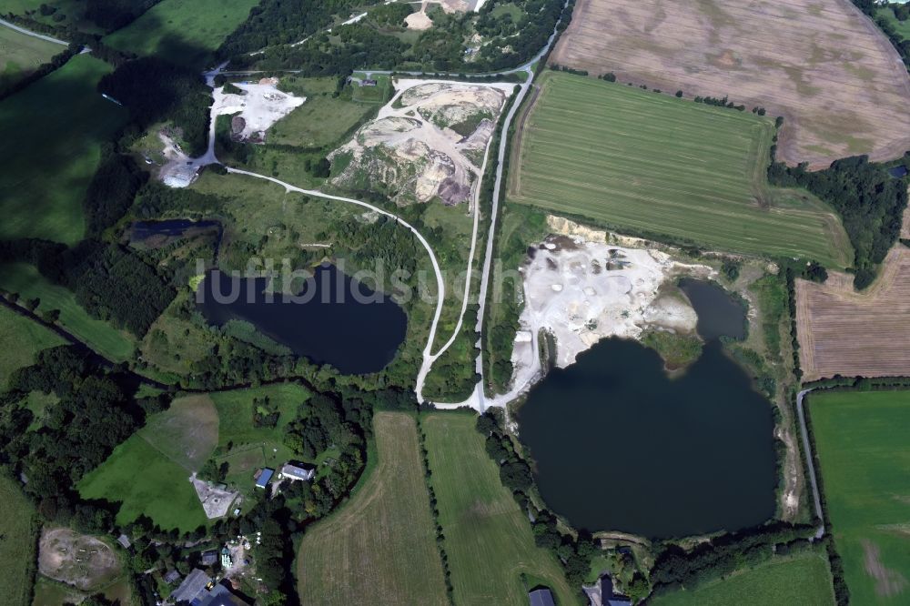 Luftbild Oeversee - Kies- Tagebau in Oeversee im Bundesland Schleswig-Holstein