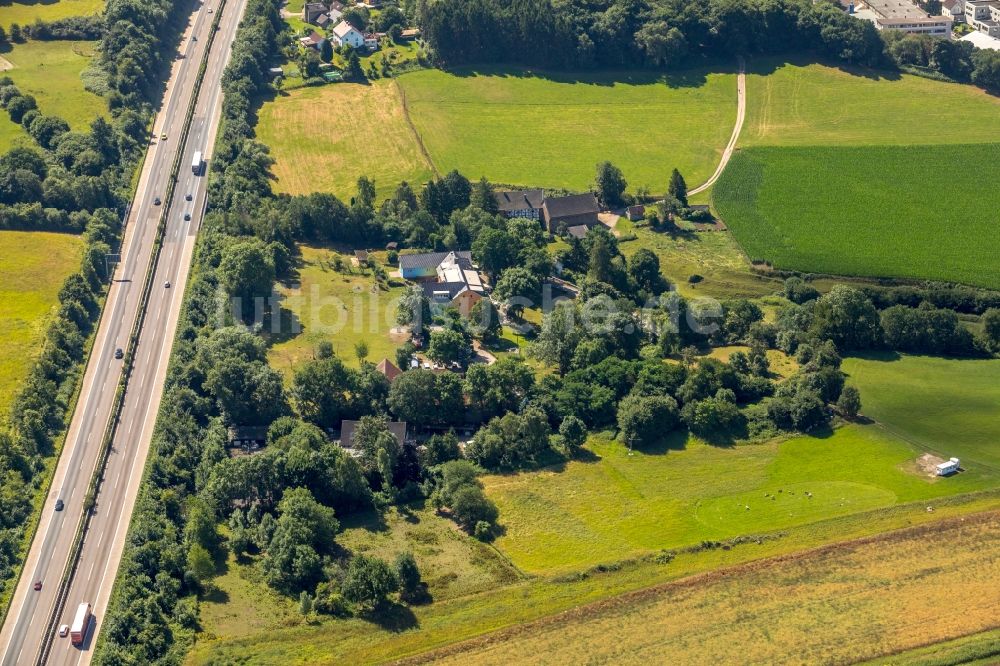 Witten von oben - Kinder- Wohnheim - Gebäude Christopherus-Haus e. V. in Witten im Bundesland Nordrhein-Westfalen, Deutschland