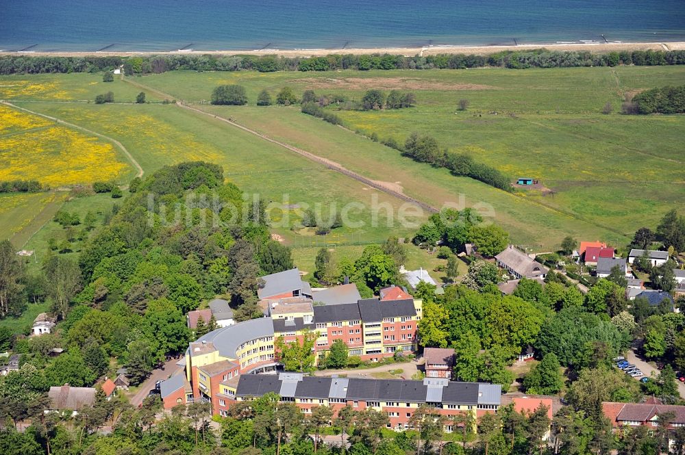 Seeheilbad Graal-Müritz aus der Vogelperspektive: Kinderklinik Tannenhof in Graal-Müritz in Mecklenburg-Vorpommern