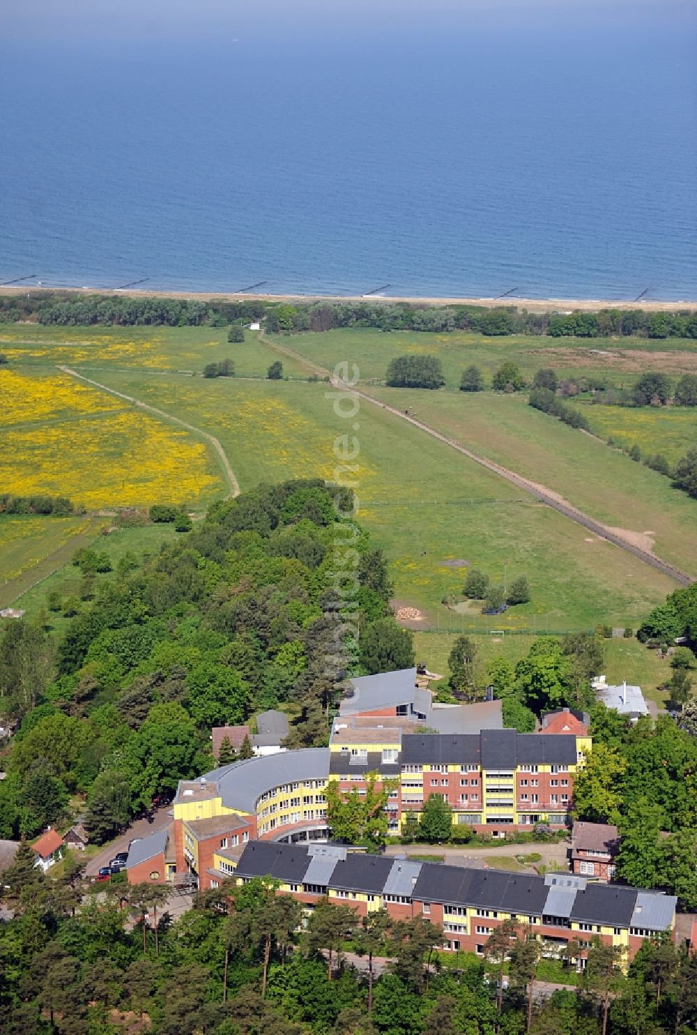 Seeheilbad Graal-Müritz von oben - Kinderklinik Tannenhof in Graal-Müritz in Mecklenburg-Vorpommern