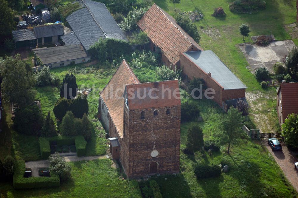 Fischbeck aus der Vogelperspektive: Kirche von Fischbeck