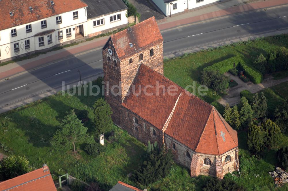 Luftbild Fischbeck - Kirche von Fischbeck