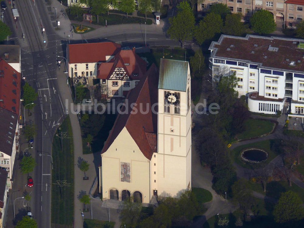 Luftbild Freiburg - Kirche Freiburg