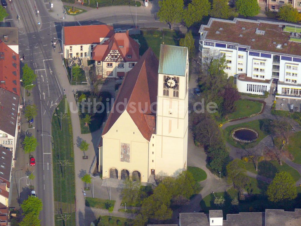 Luftaufnahme Freiburg - Kirche Freiburg