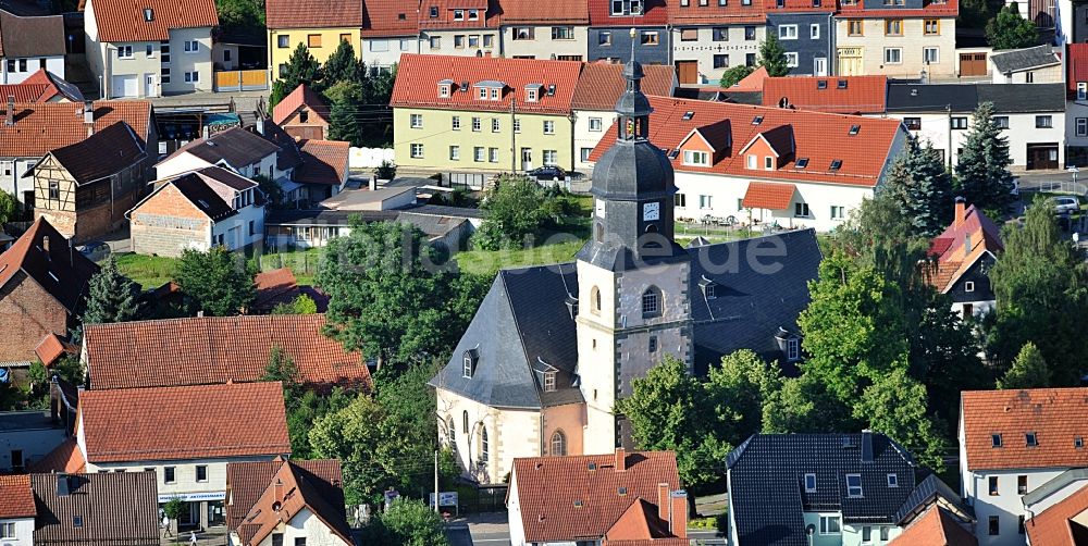 Luftbild Langewiesen - Kirche von Langewiesen im Bundesland Thüringen