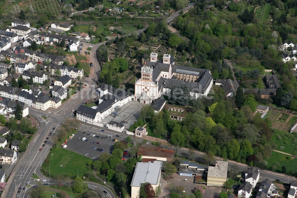 Luftbild Trier - Kirche St. Matthias in Trier im Bundesland Rheinland-Pfalz