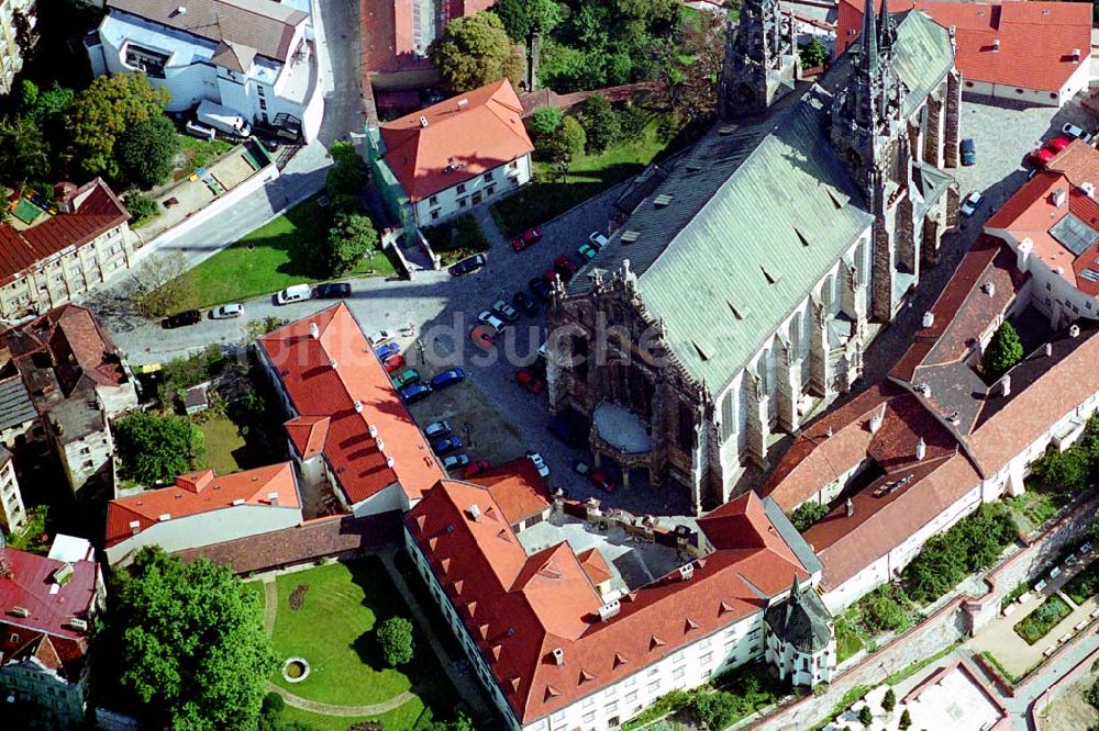 Brno / Brünn von oben - Kirche der hl. Petrus und Paulus