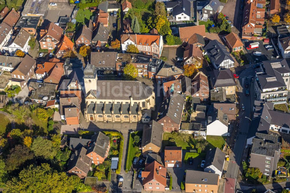 Luftbild Bork - Kirche St. Stephanus in Bork im Bundesland Nordrhein-Westfalen, Deutschland