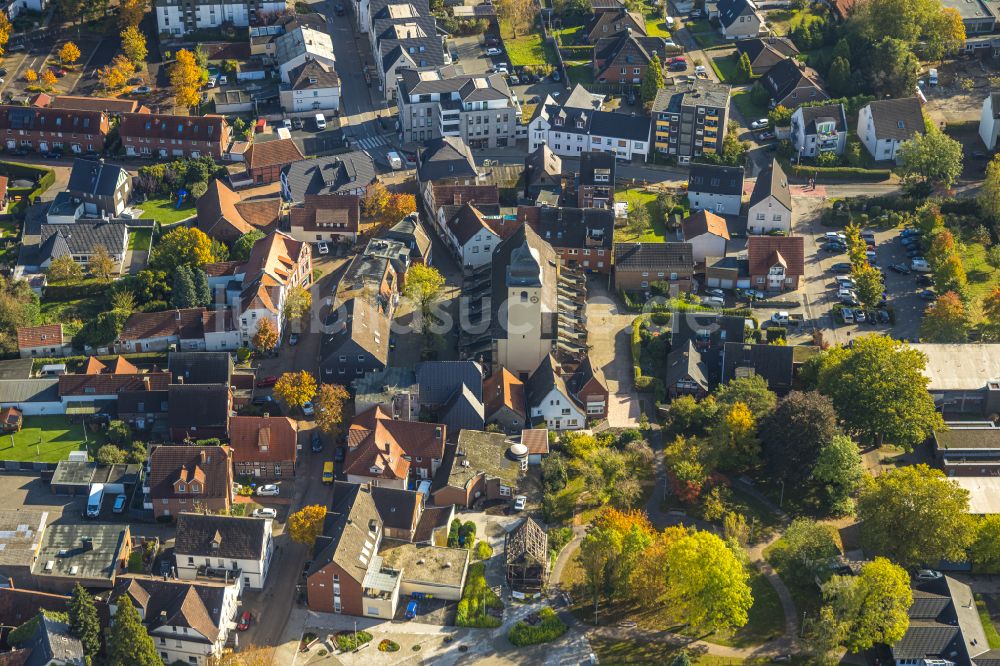 Luftbild Bork - Kirche St. Stephanus in Bork im Bundesland Nordrhein-Westfalen, Deutschland