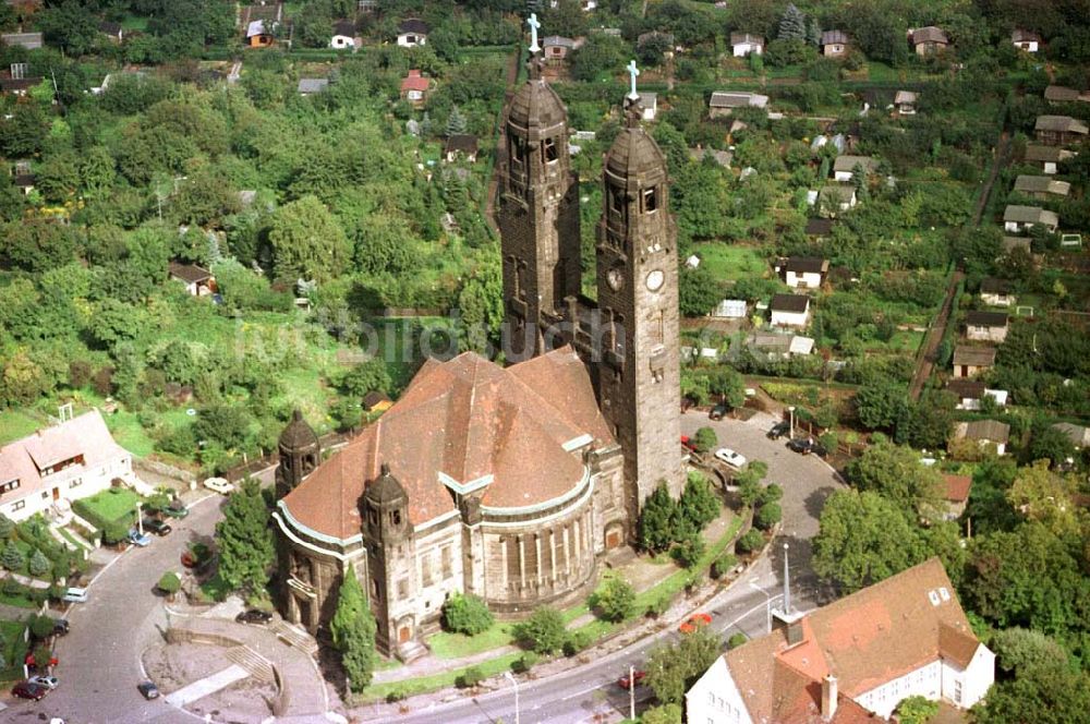 Luftaufnahme Dresden - Kirche Strehlen