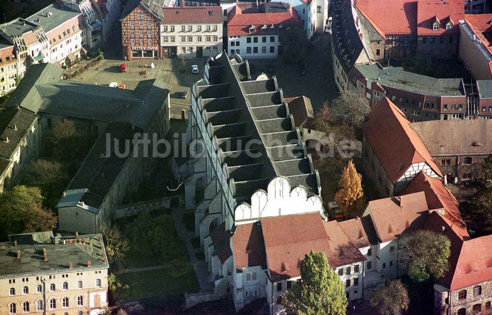 Luftbild Halle / Saale - Kirchenbau in Halle an der Saale