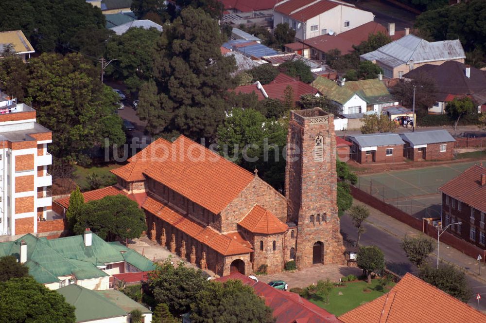 Luftaufnahme Johannesburg - Kirchenbau an der Louis Botha Avenue in Johannesburg