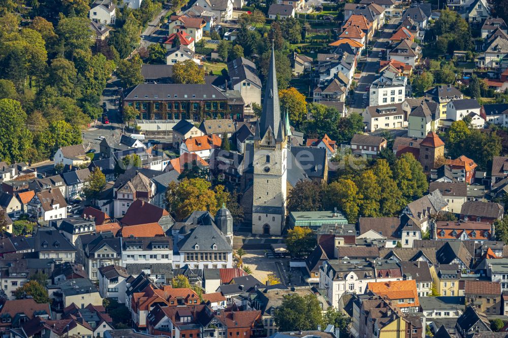 Menden Sauerland Aus Der Vogelperspektive Kirchengebäude St Vincenz Am Kirchplatz In Menden 6306