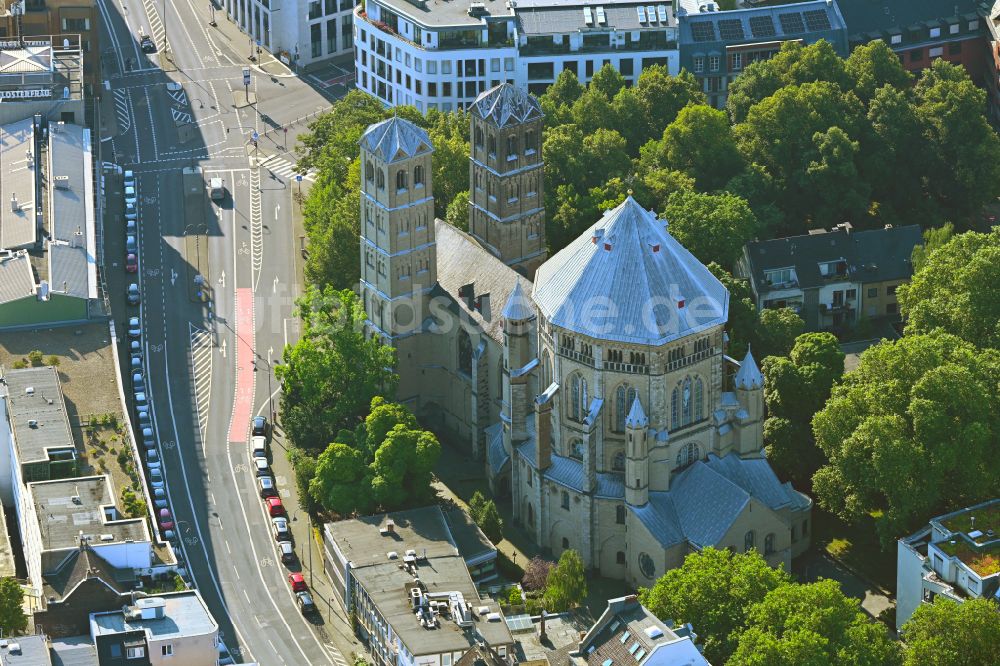 Luftaufnahme Köln - Kirchengebäude St. Gereon in Köln im Bundesland Nordrhein-Westfalen, Deutschland