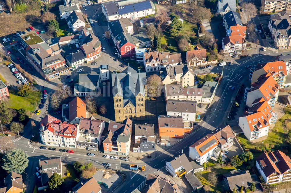 Luftbild Hagen - Kirchengebäude in Hagen im Bundesland Nordrhein-Westfalen