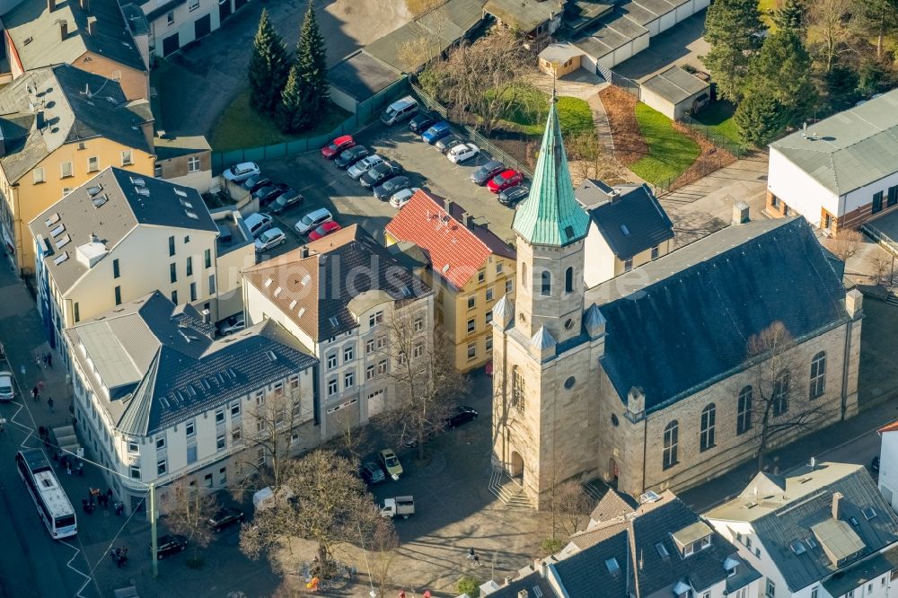 Luftbild Hagen - Kirchengebäude in Hagen im Bundesland Nordrhein-Westfalen