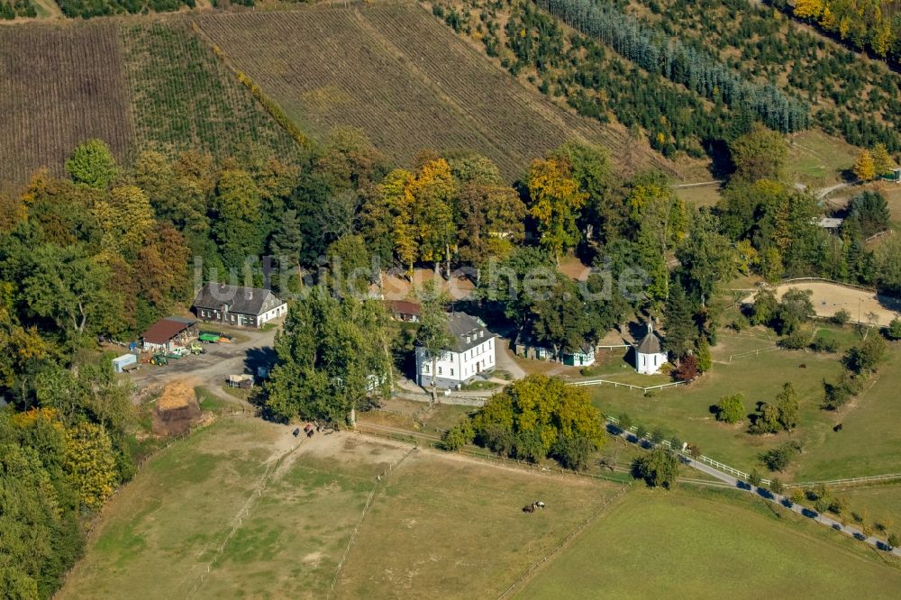 Bad Fredeberg von oben - Kirchengebäude der Kapelle in Bad Fredeberg im Bundesland Nordrhein-Westfalen