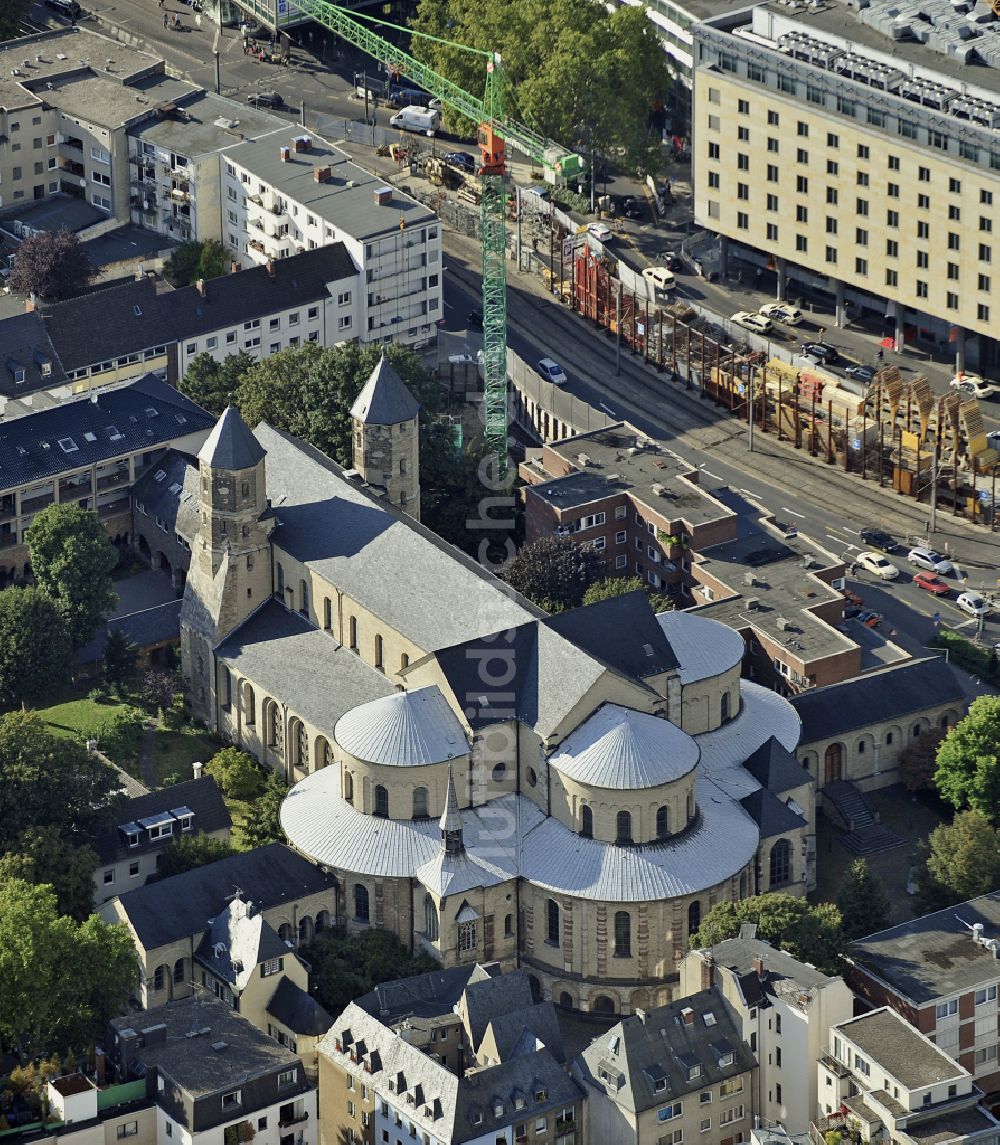 Luftbild Köln - Kirchengebäude St. Maria in Köln im Bundesland Nordrhein-Westfalen, Deutschland