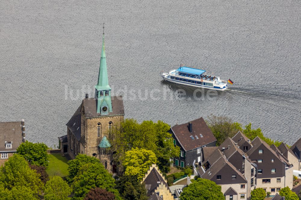 Wetter (Ruhr) aus der Vogelperspektive: Kirchengebäude der Ev.-Ref. Kirchengemeinde Wetter-Freiheit in Wetter (Ruhr) im Bundesland Nordrhein-Westfalen, Deutschland