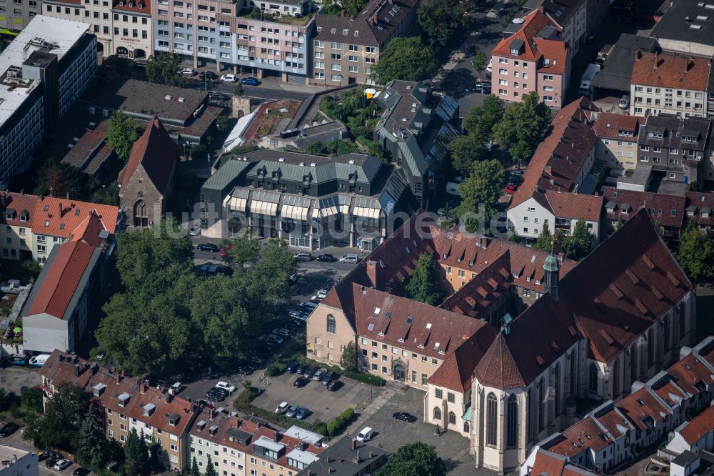 Luftbild Braunschweig - Kirchengebäude Theologisches Zentrum Braunschweig in Braunschweig im Bundesland Niedersachsen, Deutschland