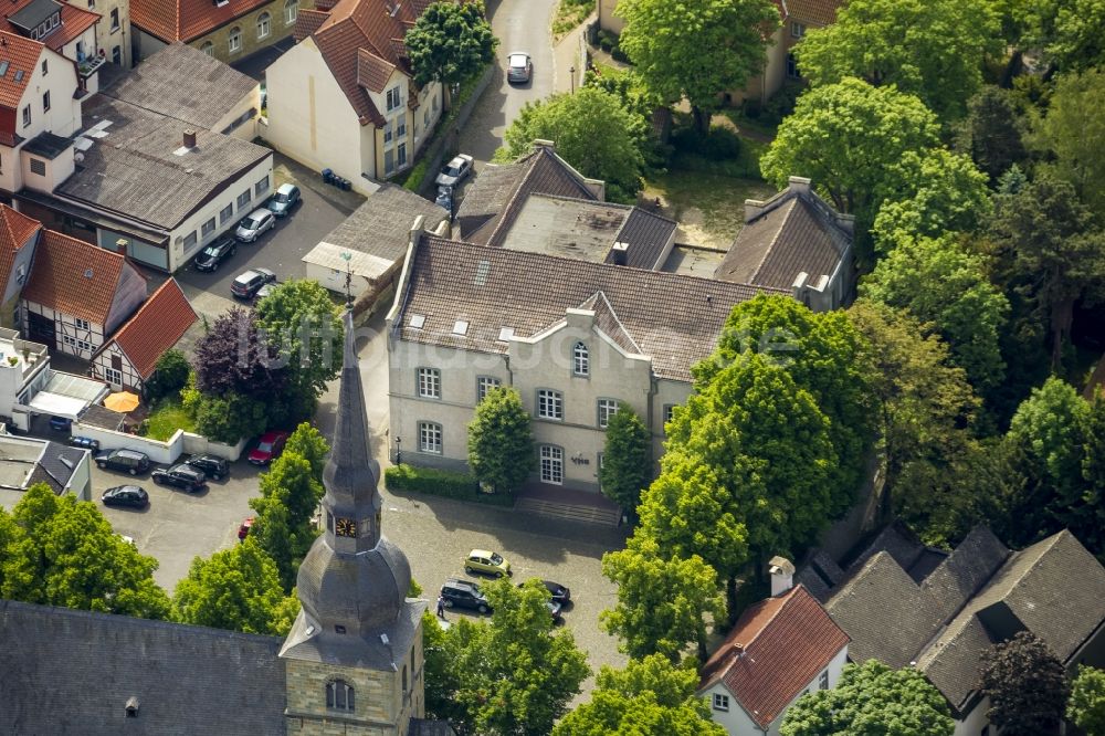 Luftaufnahme Werl - Kirchplatz von Werl im Bundesland Nordrhein-Westfalen