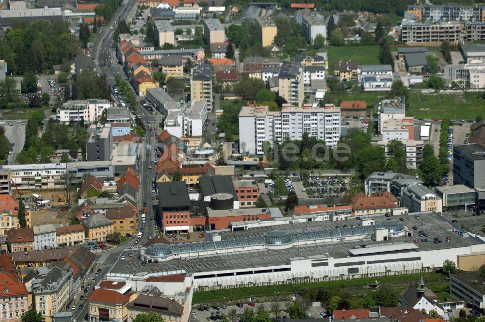 Klagenfurt von oben - Klagenfurt City-Arkaden