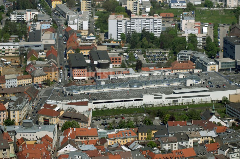 Klagenfurt aus der Vogelperspektive: Klagenfurt City-Arkaden