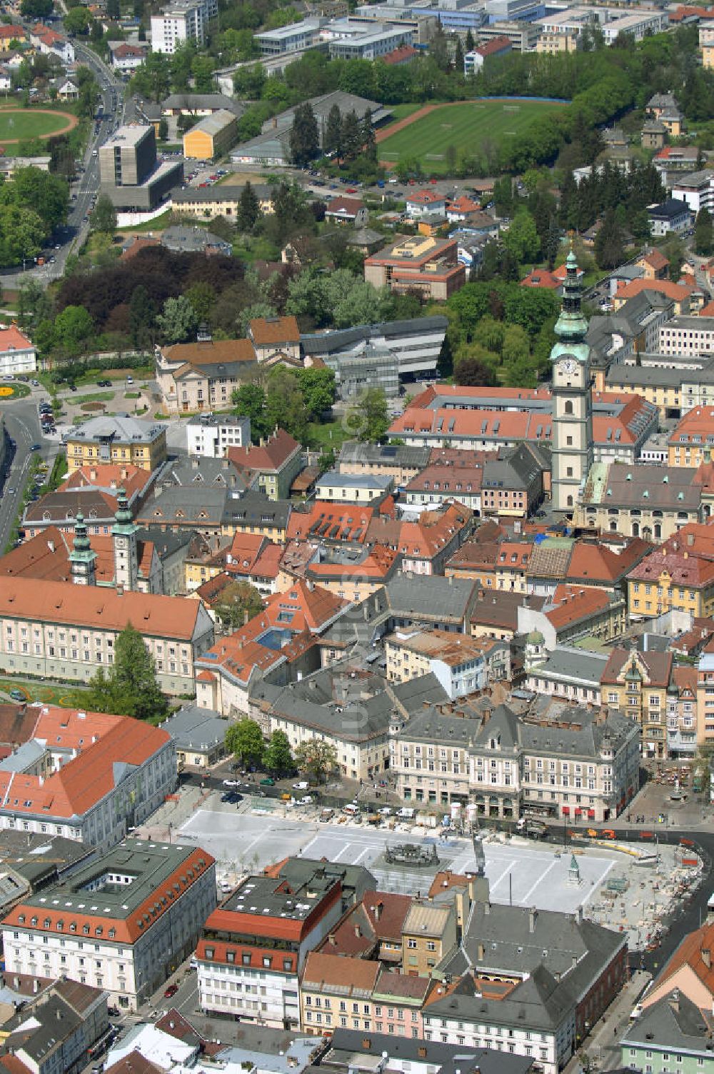 Luftbild Klagenfurt - Klagenfurt Stadtzentrum