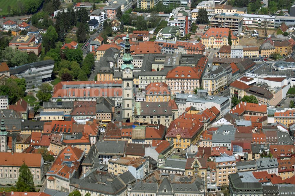 Luftbild Klagenfurt - Klagenfurt Stadtzentrum