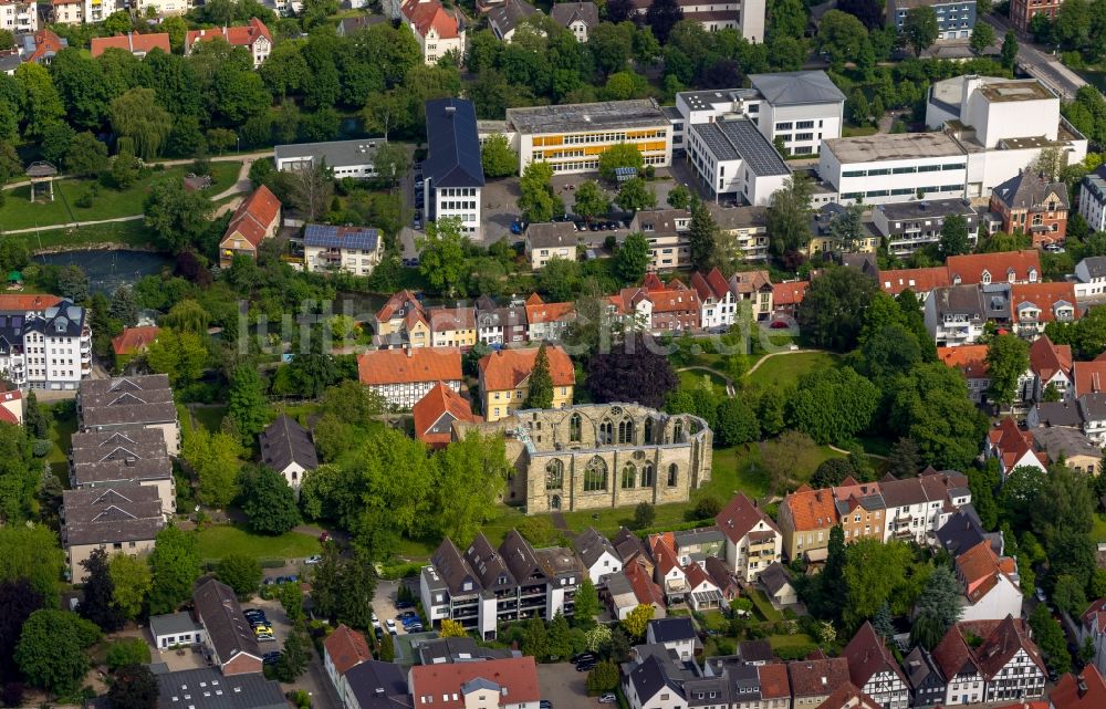 Lippstadt aus der Vogelperspektive: Kleine Marienkirche in Lippstadt im Bundesland Nordrhein-Westfalen