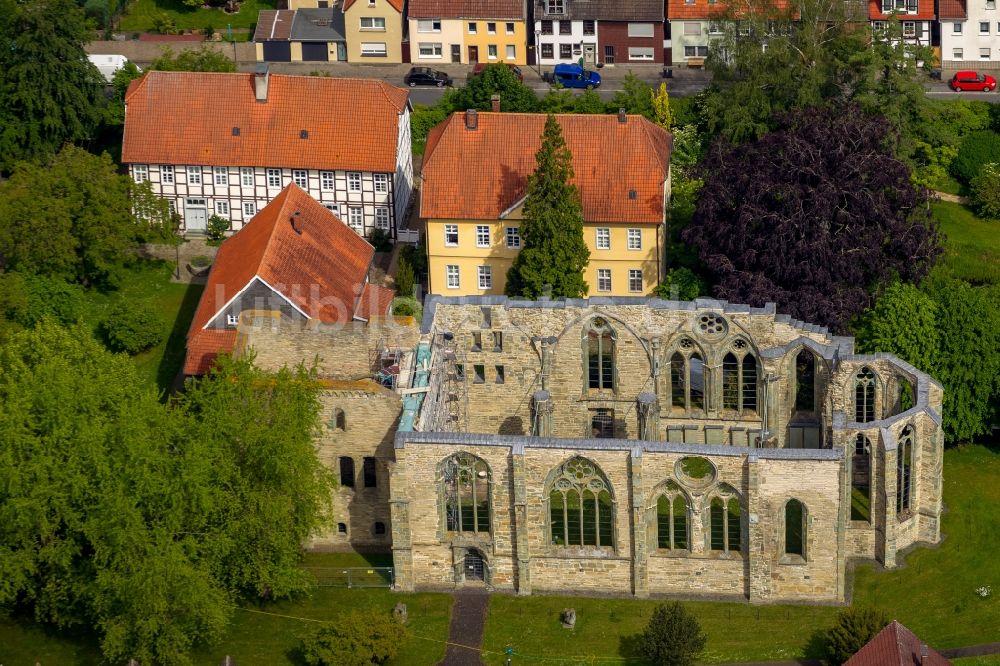 Luftbild Lippstadt - Kleine Marienkirche in Lippstadt im Bundesland Nordrhein-Westfalen