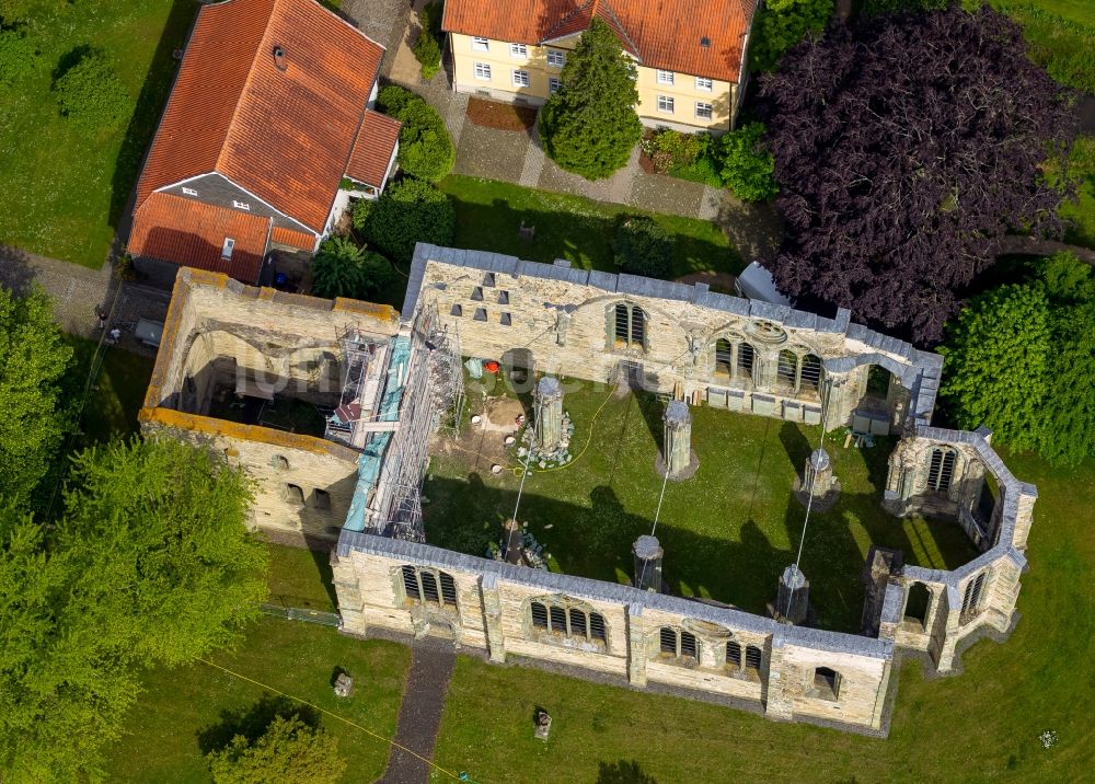 Lippstadt aus der Vogelperspektive: Kleine Marienkirche in Lippstadt im Bundesland Nordrhein-Westfalen