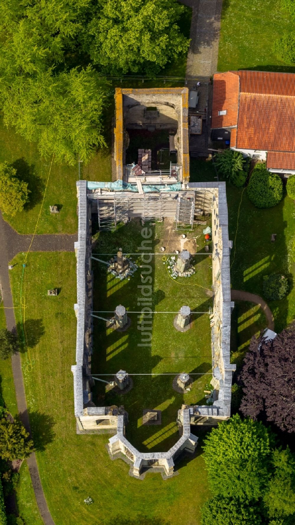 Luftbild Lippstadt - Kleine Marienkirche in Lippstadt im Bundesland Nordrhein-Westfalen